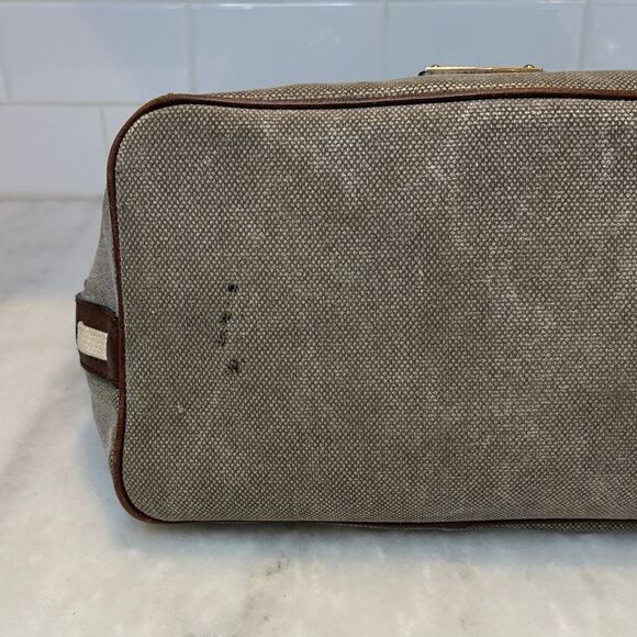 Michael Kors Bag Purse Handbag Canvas Sailor Rope Tote Bag Pocketbook - Picture 10 of 16